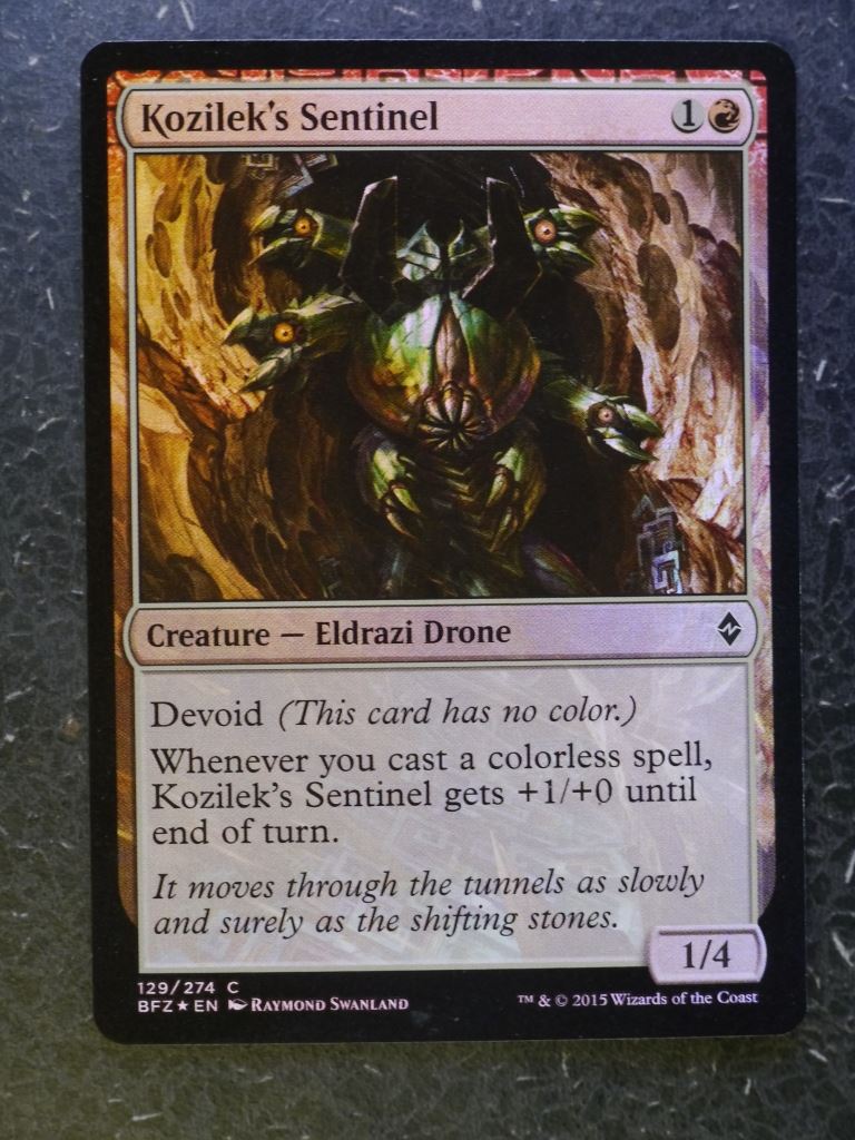 MTG Magic Cards : KOZILEK'S SENTINEL FOIL # 8D56