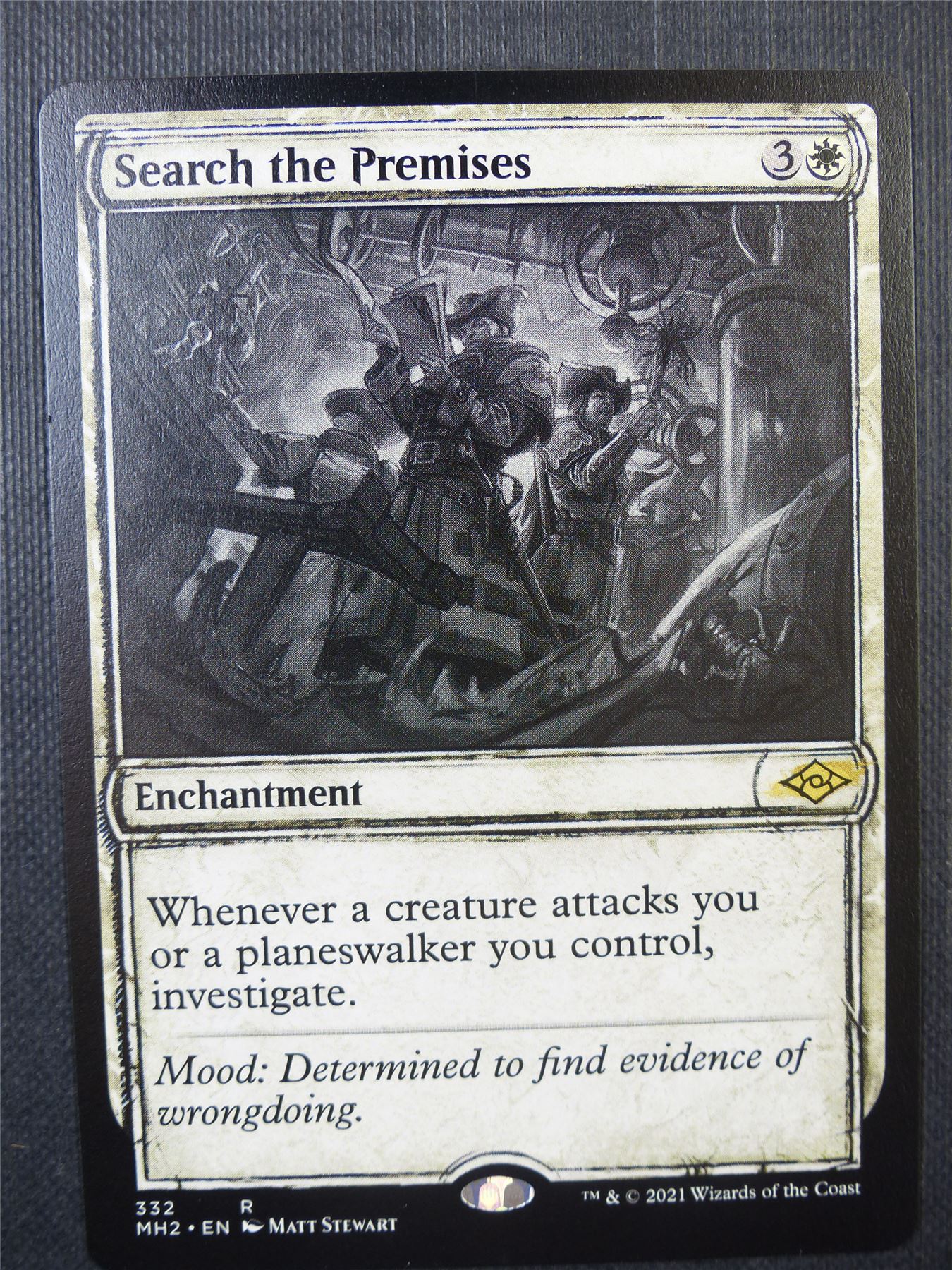 Search the Premises Sketch variant - Modern Horizon 2 - Mtg Card #6AW