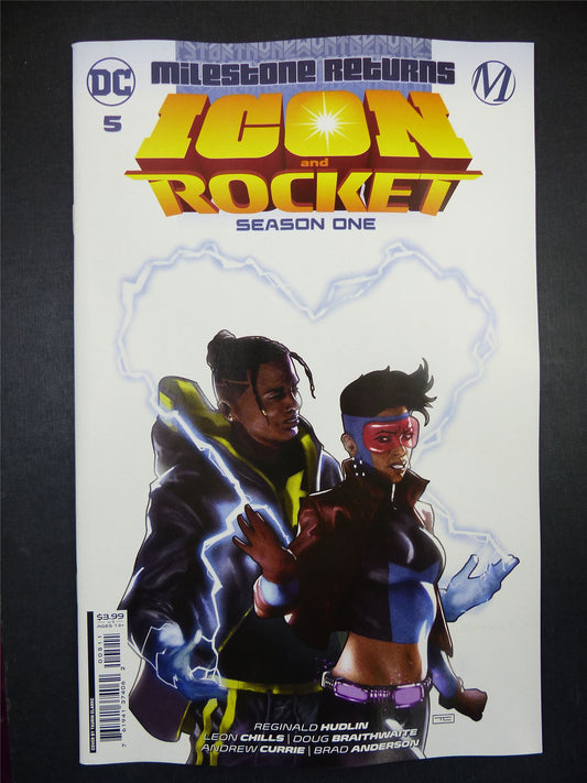 ICON and Rocket Season One #5 - Mar 2022 - DC Comics #5CA