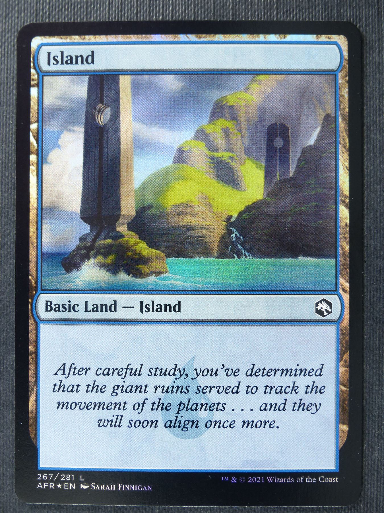 Island 267/281 Foil - AFR - Mtg Card #2CA