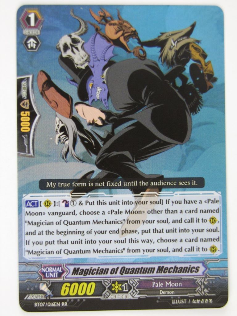 Vanguard Cards: MAGICIAN OF QUANTUM MECHANICS BT07 RR # 16I35