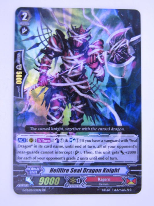 Vanguard Cards: HELLFIRE SEAL DRAGON KNIGHT G-FC02 RR # 4B10