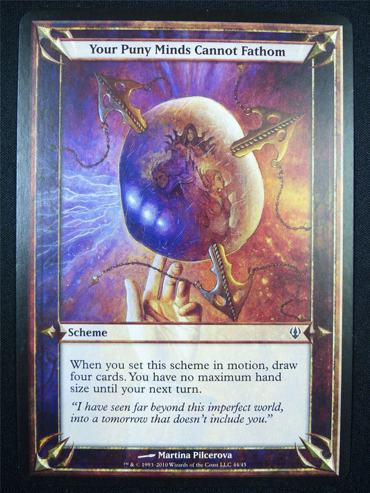 Your Puny Minds Cannot Fathom - Archenemy - Mtg Jumbo Card #1BA