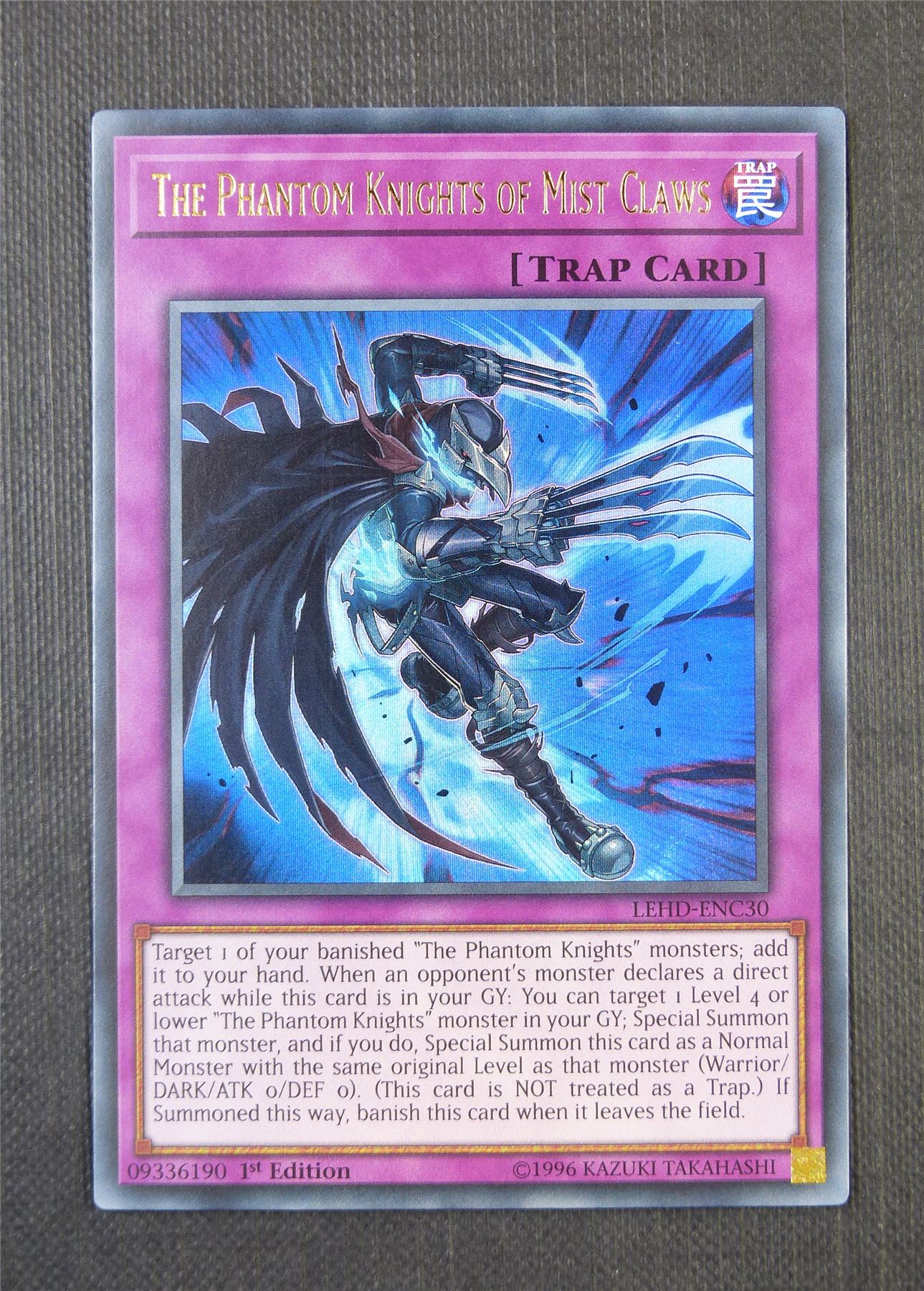 Phantom Knights of Mist Claws LEHD 1st Ed - Ultra Rare - Yugioh Card #7EB