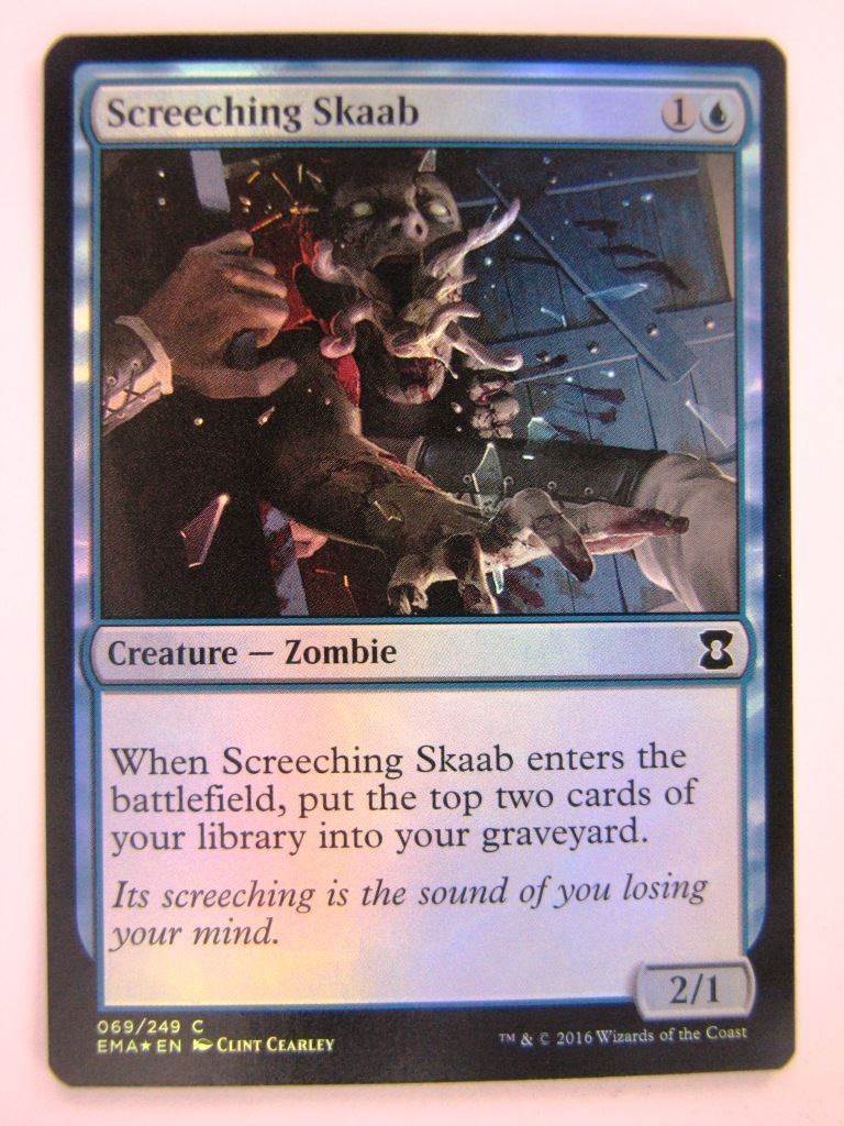 MTG Magic Cards: Eternal Masters: SCREECHING SKAAB FOIL # 12A73