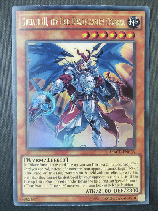 Dreiath III The True Dracocavalry General MACR Ultra Rare - Yugioh Card #8FR