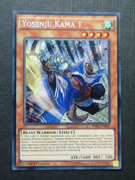 Yosenju Kama 1 THSF Secret Rare - 1st ed - Yugioh Cards #ZV