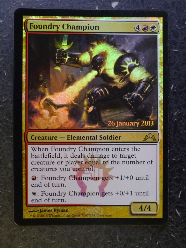 MTG Magic Cards : FOUNDRY CHAMPION FOIL # 8D50