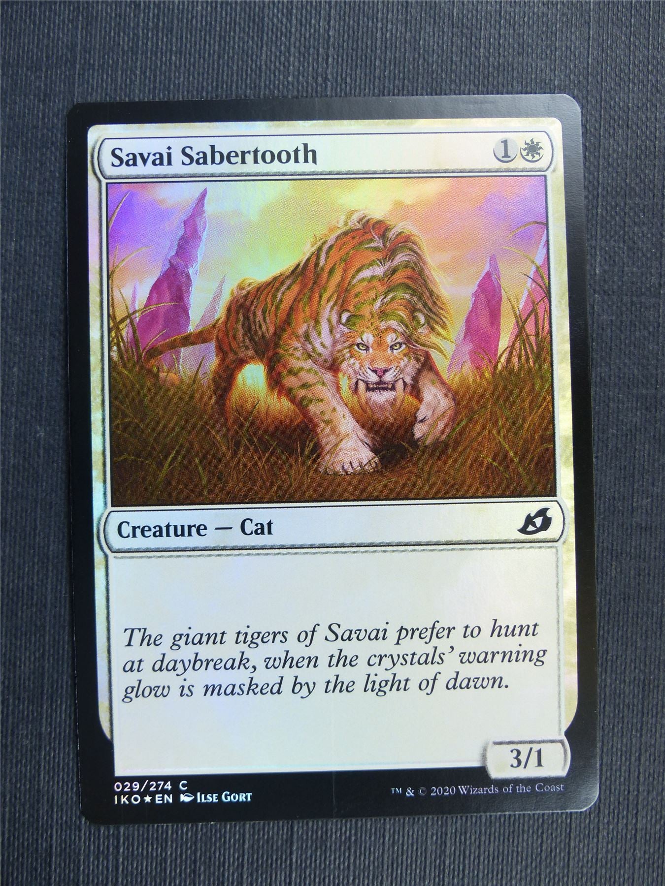 Savai Sabertooth Foil - IKO - Mtg Card