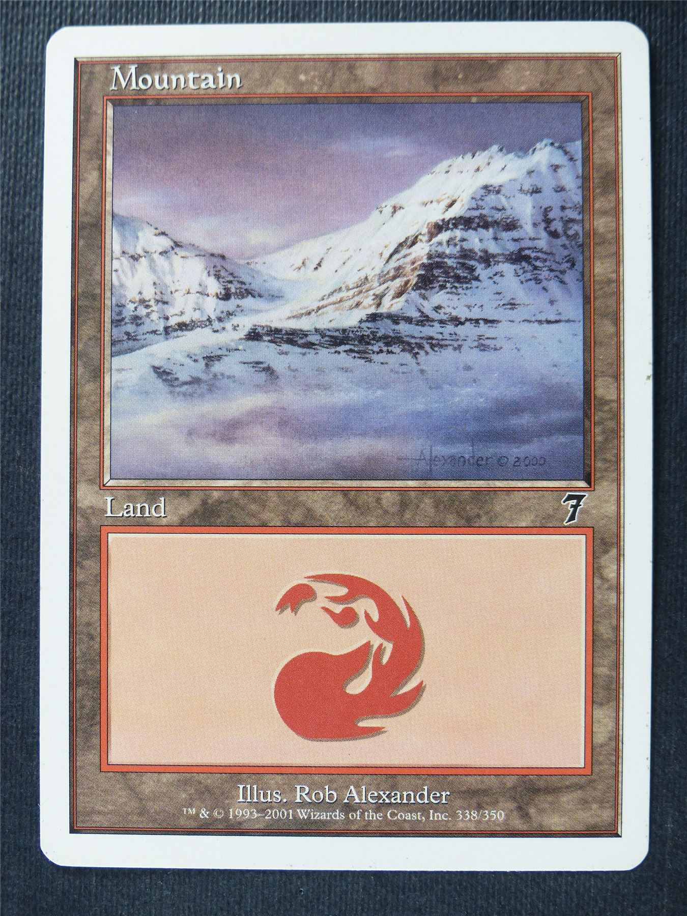 Mountain - Seventh Ed - Mtg Card #20L