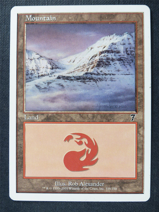 Mountain - Seventh Ed - Mtg Card #20L