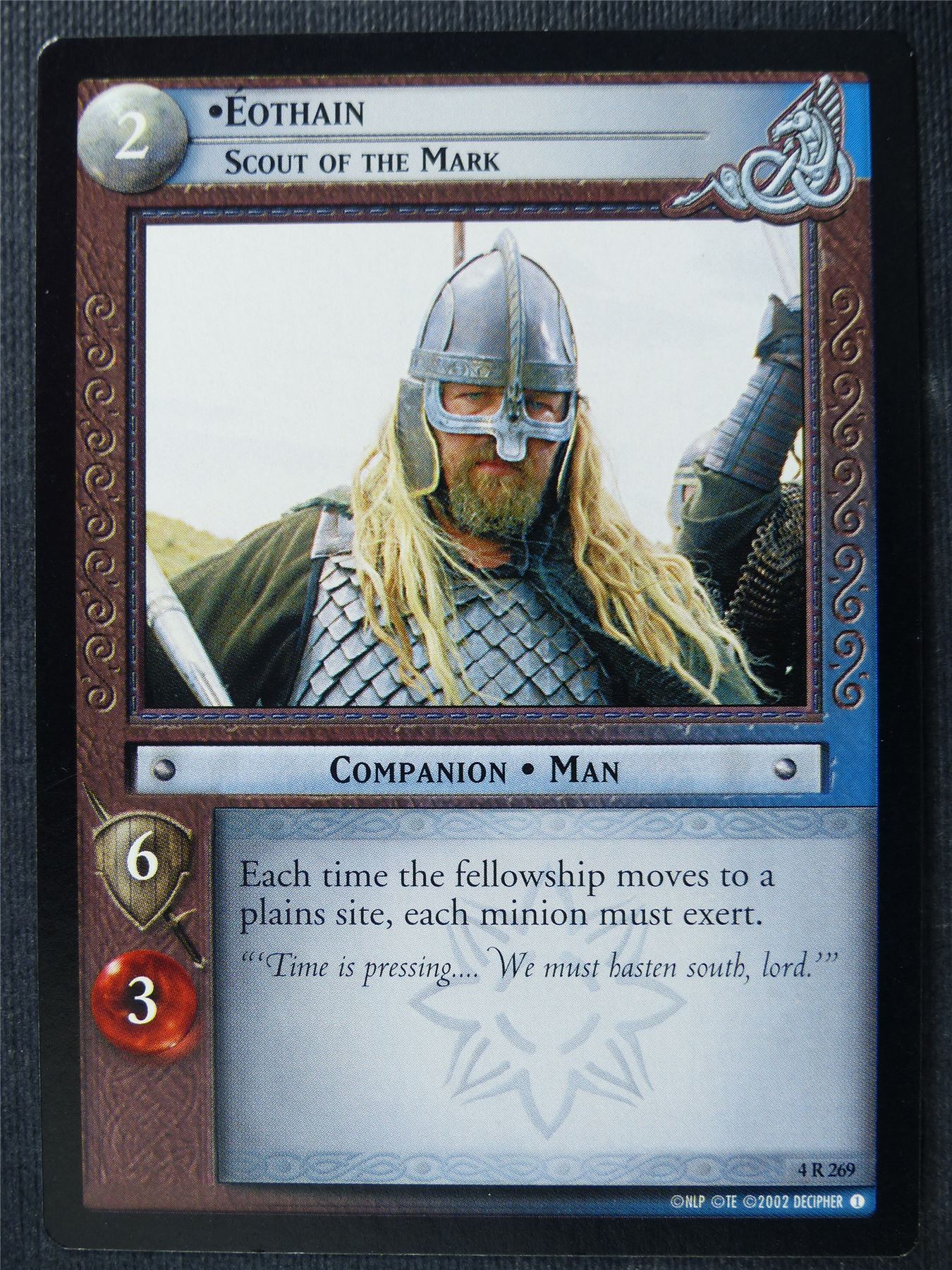 Eothain 4 R 269 - LotR Card #49P