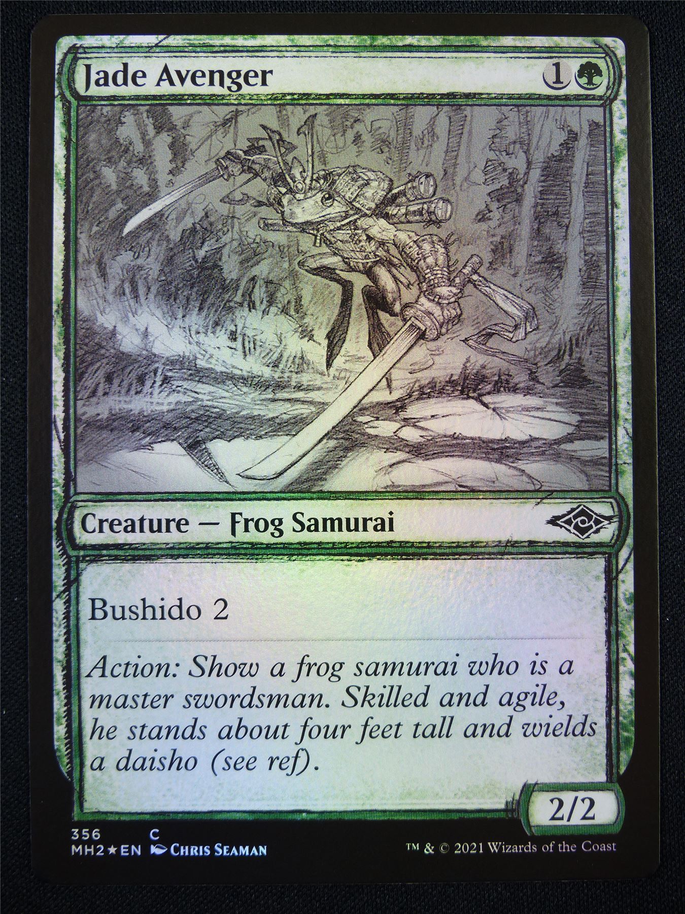 Jade Avenger Showcase Foil - Mtg Card #1J6