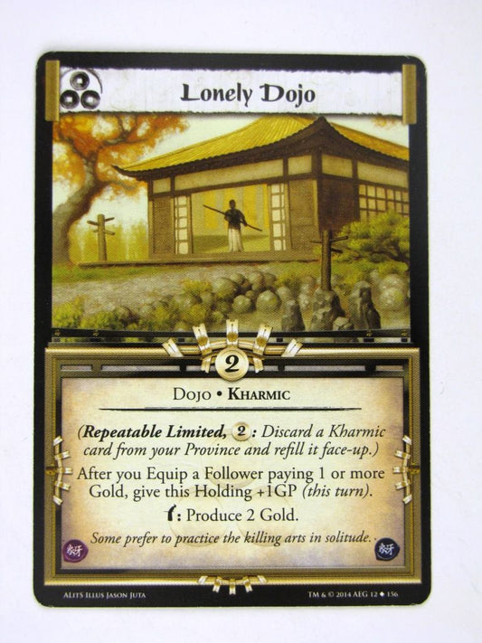 L5R Cards: A Line in the Sands: LONELY DOJO # 14H36