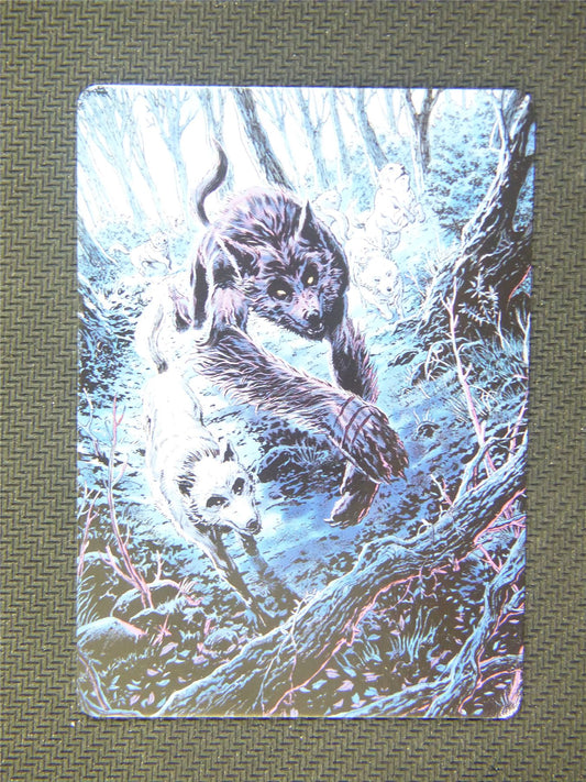 Untamed Pup Art Card 77 - Innistrad Midnight Hunt Art Series - Mtg Card #3EE