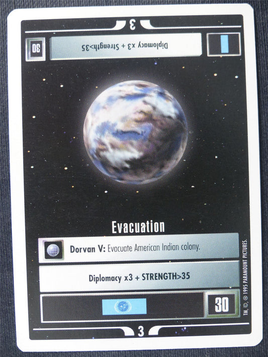 Evacuation - Star Trek Cards #13O
