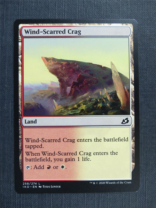 Wind-Scarred Crag - IKO Mtg Card