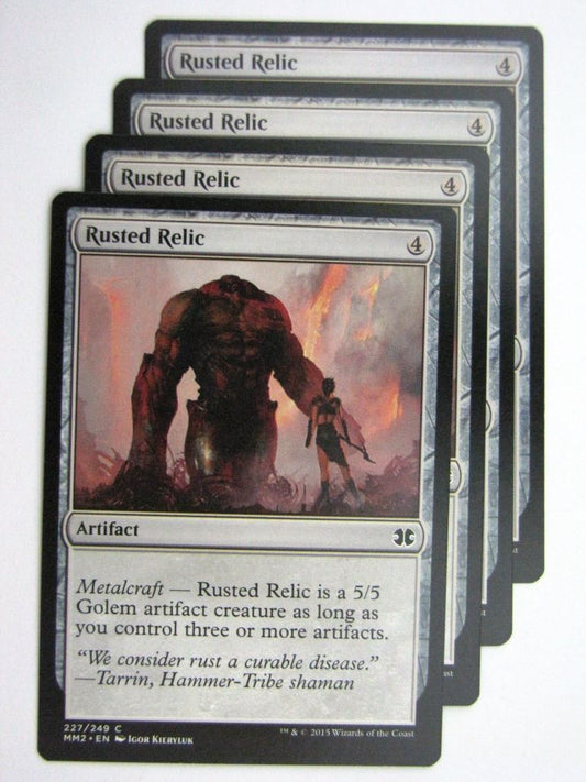 MTG MODERN MASTERS TWO: RUSTED RELIC x4 # 28C2