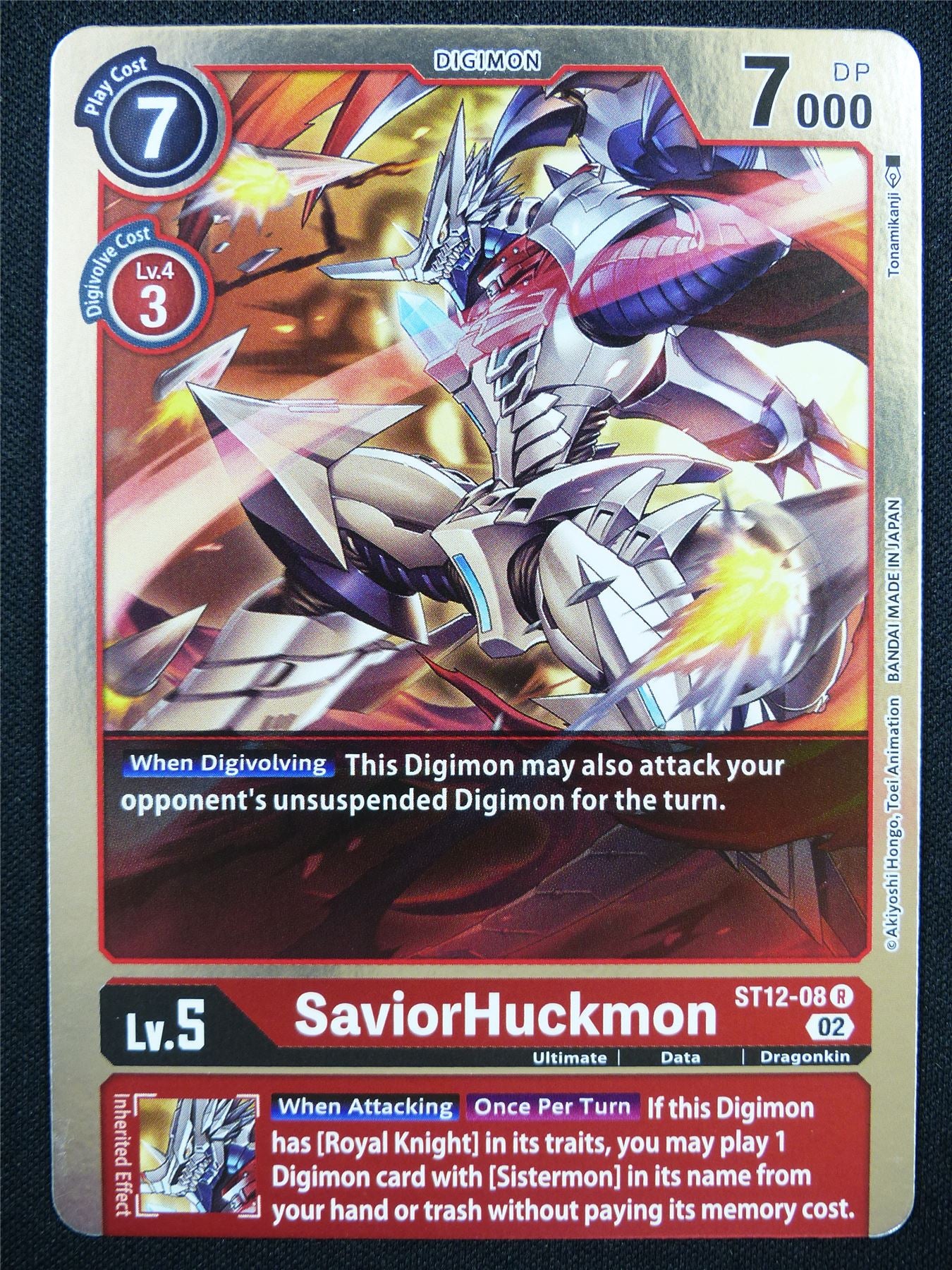 SaviorHuckmon ST12-08 R - Digimon Card #18X