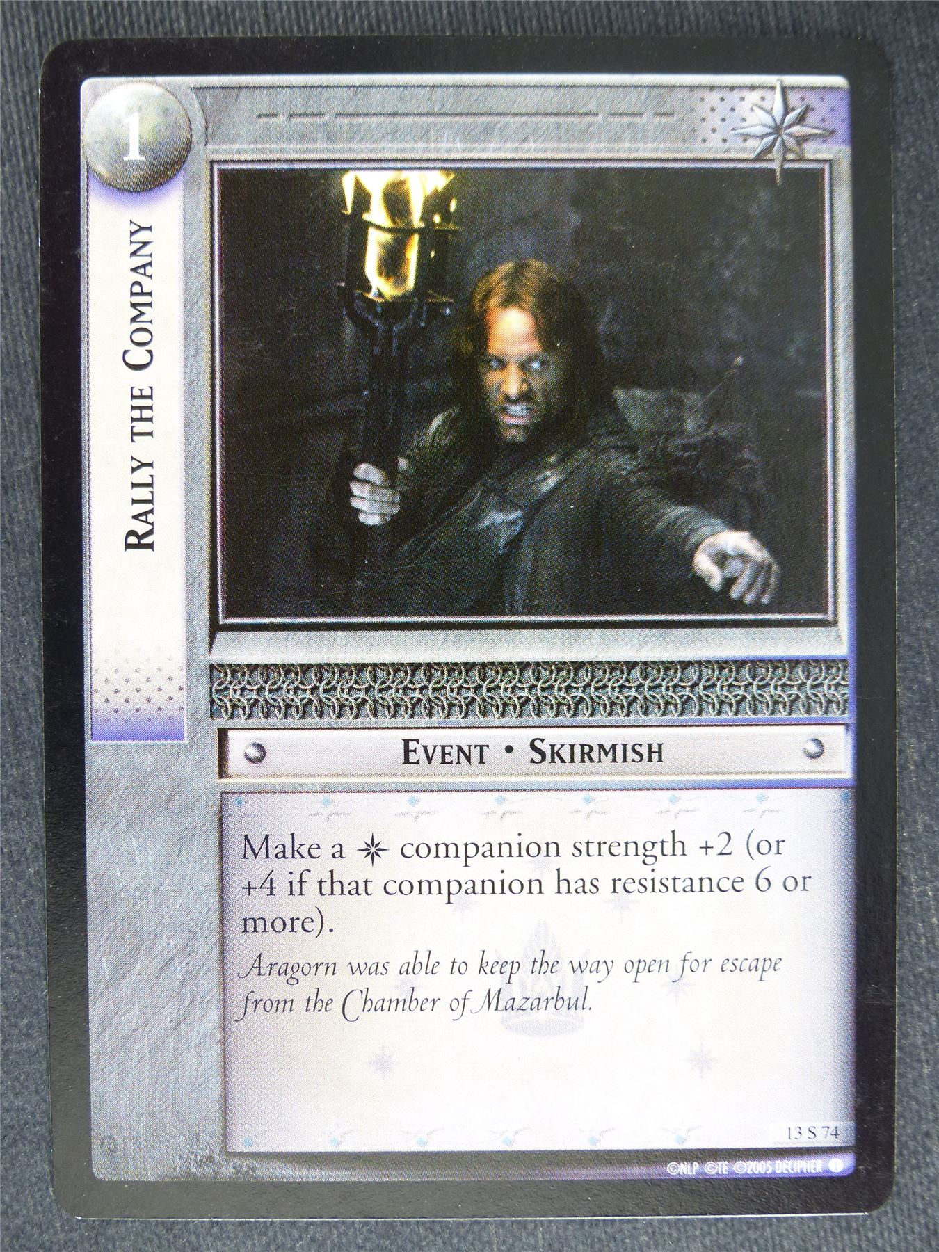 Rally the Company 13 S 74 - played - LotR Cards #SR