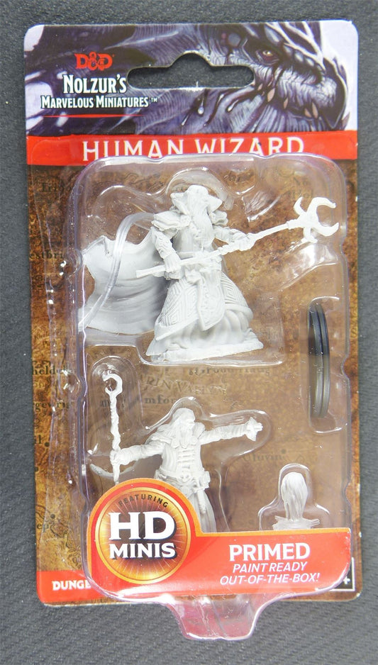Human Wizard - Nolzurs Marvelous Miniatures - Dungeons And Dragons #RN