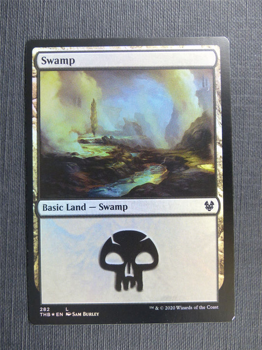 Swamp 282 Foil - Theros Collector Ed - Mtg Magic Cards #3OK
