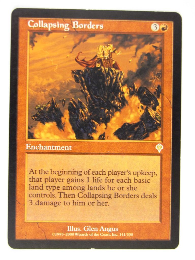 Mtg - COLLAPSING BORDERS - Played Rare
