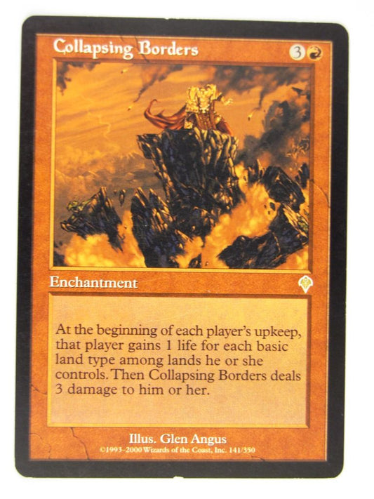 Mtg - COLLAPSING BORDERS - Played Rare