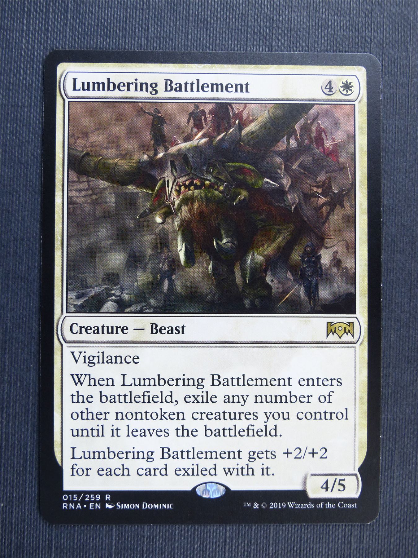 Lumbering Battlement - Mtg Magic Cards #16J