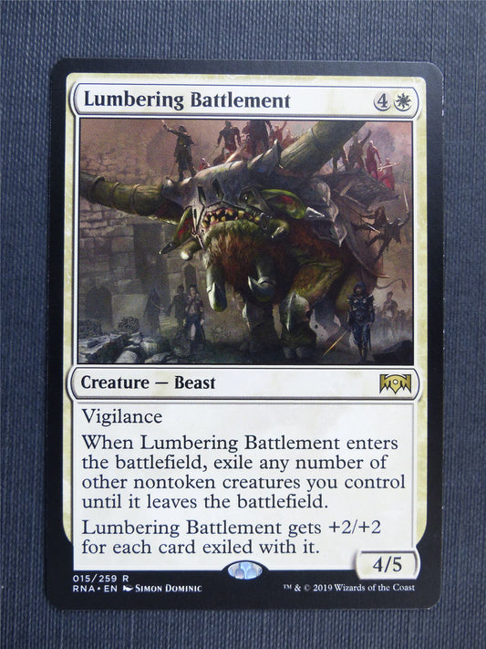 Lumbering Battlement - Mtg Magic Cards #16J
