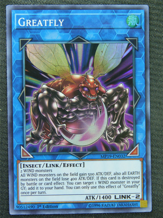 Greatfly MP19 Super Rare - 1st ed - Yugioh Card #8QH