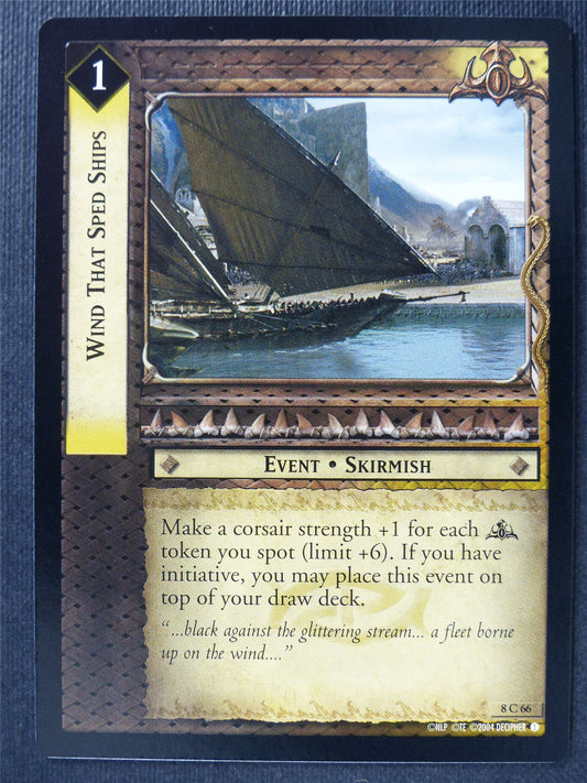 Wind That Sped Ships 8 C 66 - LotR Card #3FF