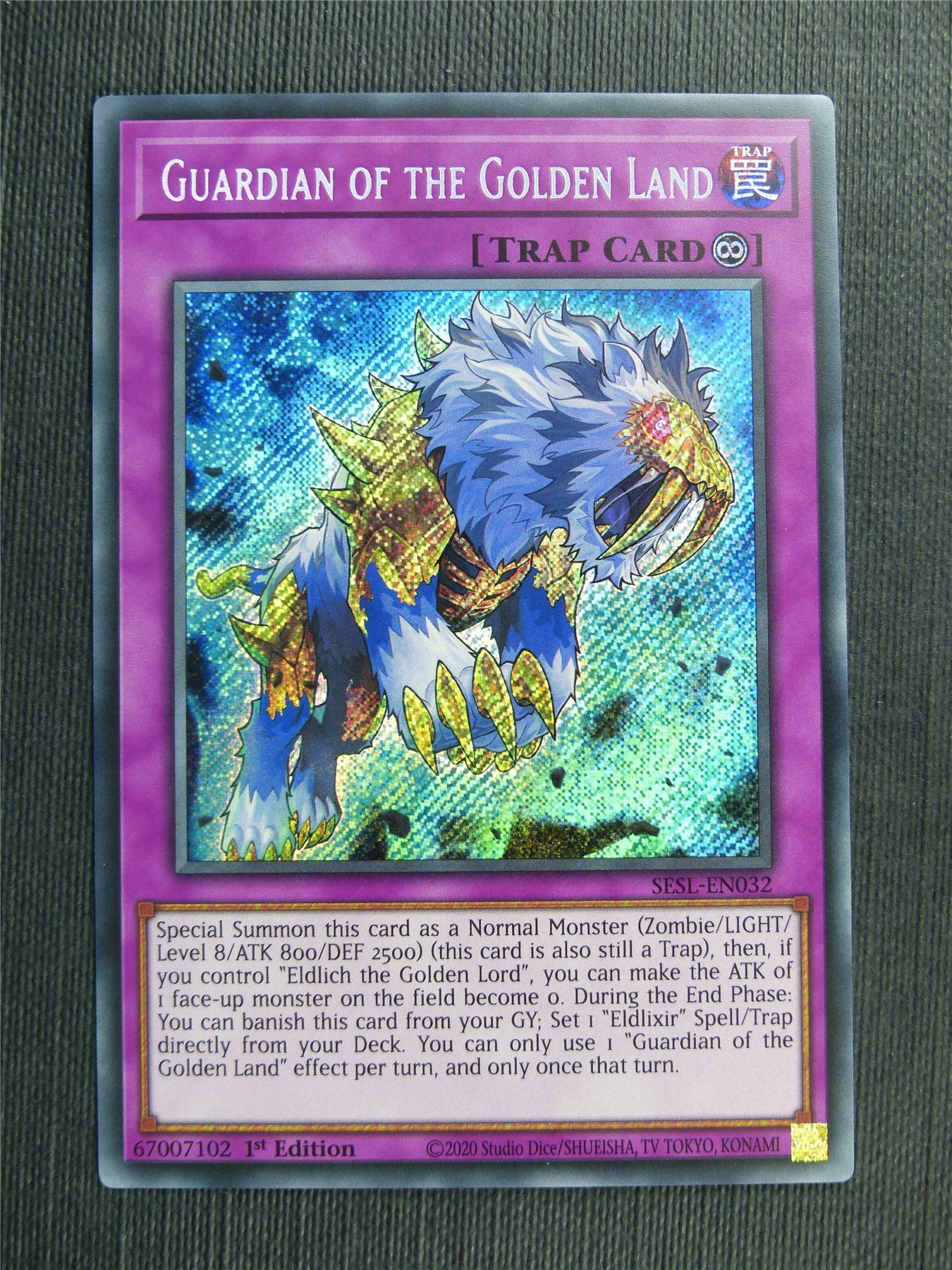 Guardian of the Golden Land - SESL Yugioh Card