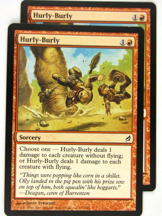 MTG Magic: the Gathering Cards: HURLY-BURLY x2: LRW
