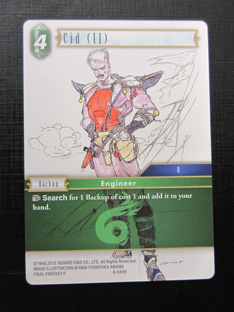 Cid II 6-045H - Final Fantasy Card # 1D54