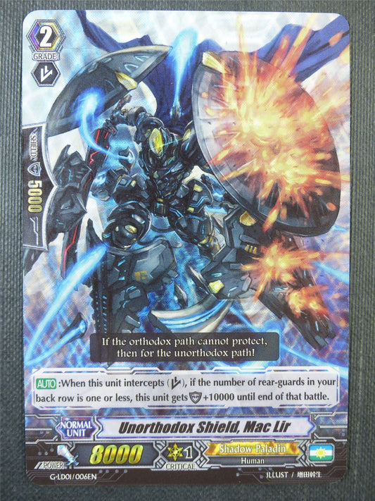 Unorthodox Shield Mac Lir G-LD01 - Vanguard Card #6PB