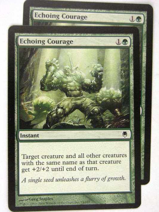 MTG Magic: the Gathering Cards: ECHOING COURAGE x2: DST