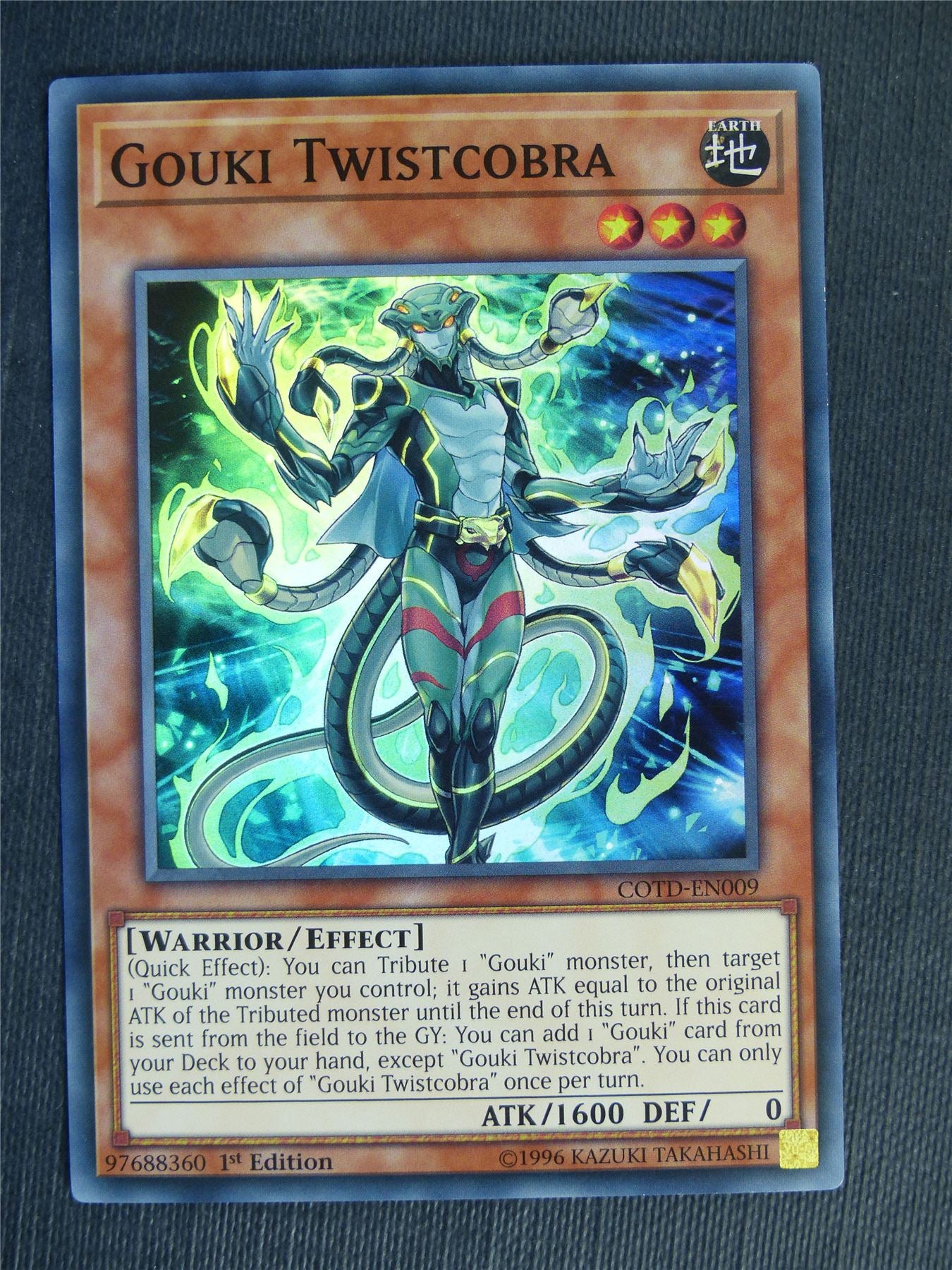 Gouki Twistcobra COTD Super Rare - 1st ed - Yugioh Cards #26Z