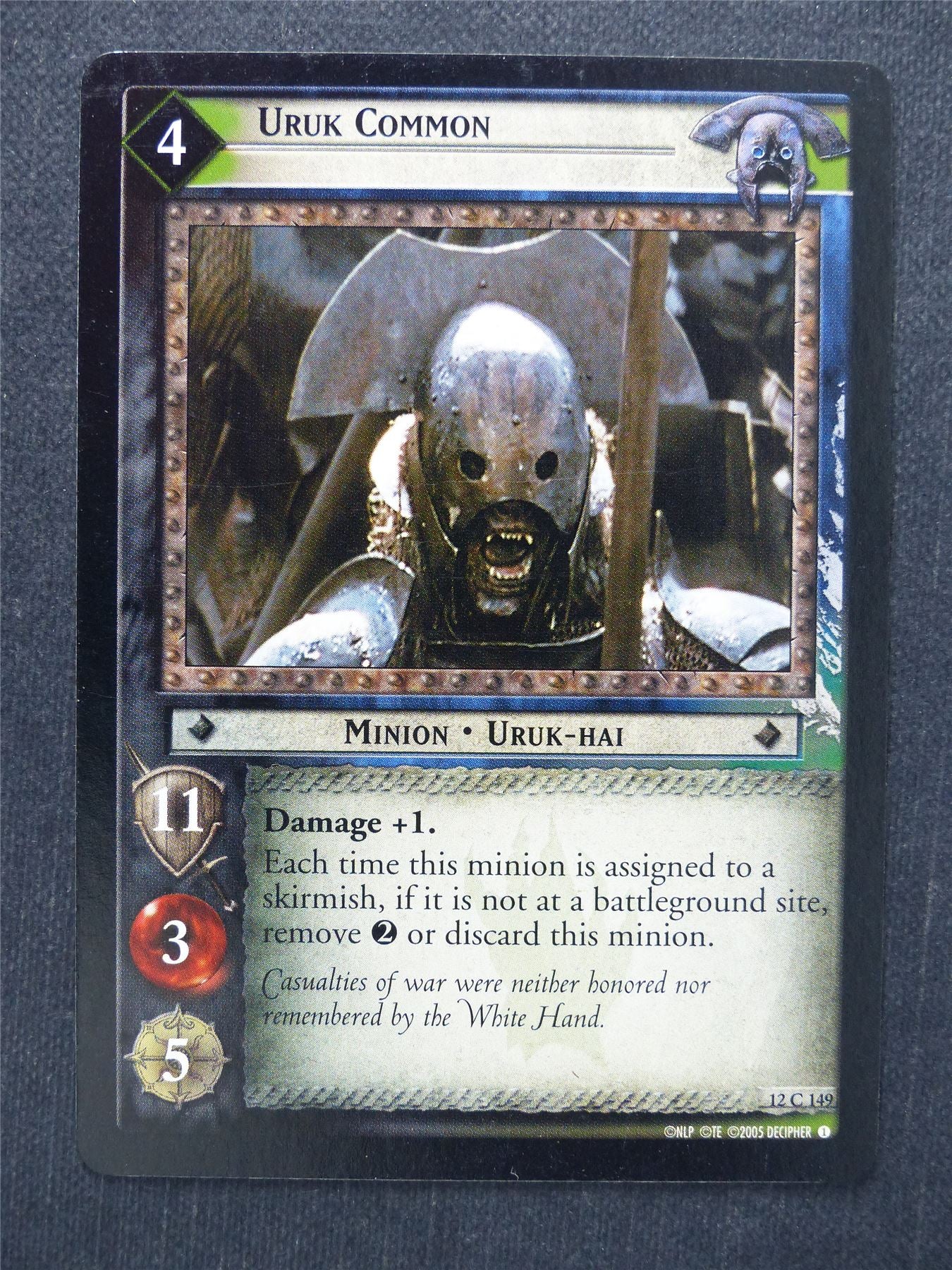 Uruk Common 12 C 149 - LotR Cards #MQ