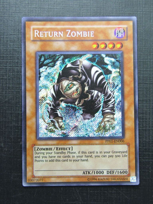 Yugioh Cards: RETURN ZOMBIE PP01 SECRET RARE # 28E53