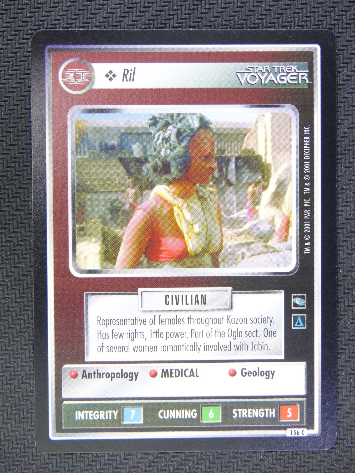 Ril Black Border - Star Trek CCG Voyager #52A