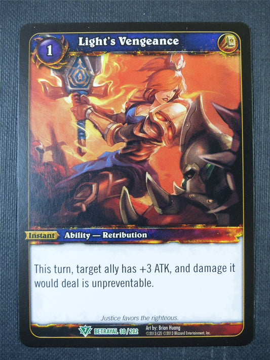 Light's Vengeance 30/202 - WoW Card #1AH