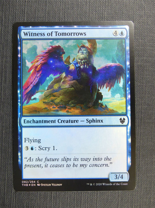 Witness of Tomorrows Foil - Theros Collector Ed - Mtg Magic Cards #3LU