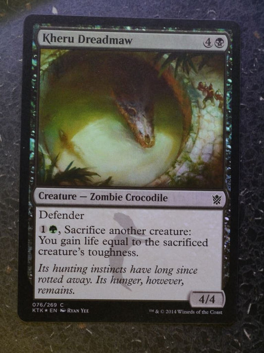 MTG Magic Cards: KHERU DREAD MAW FOIL # 4J9