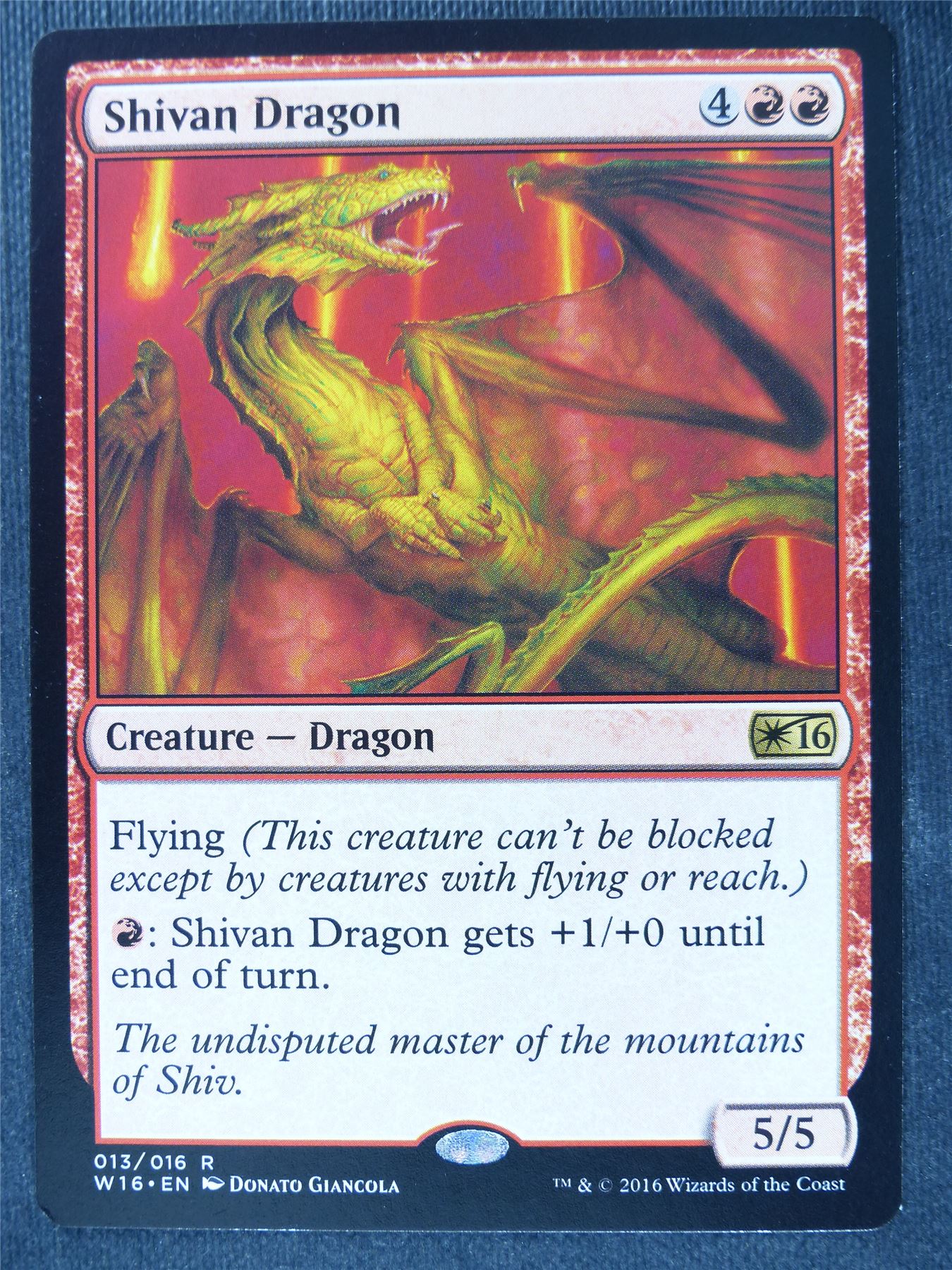 Shivan Dragon - Mtg Magic Cards #1YV