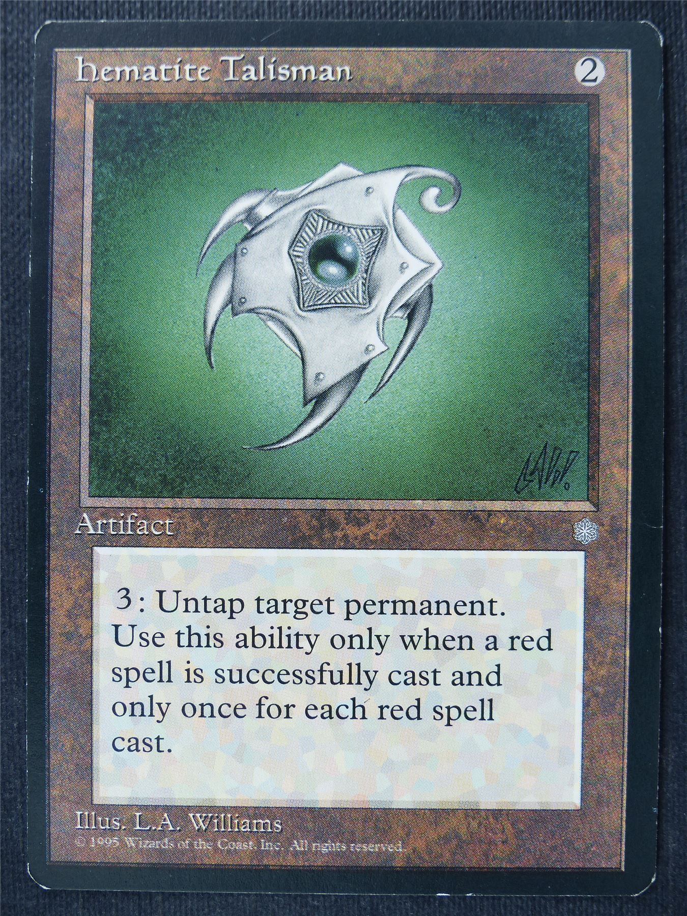 Hermatite Talisman - Ice Age - Mtg Magic Cards #2FZ