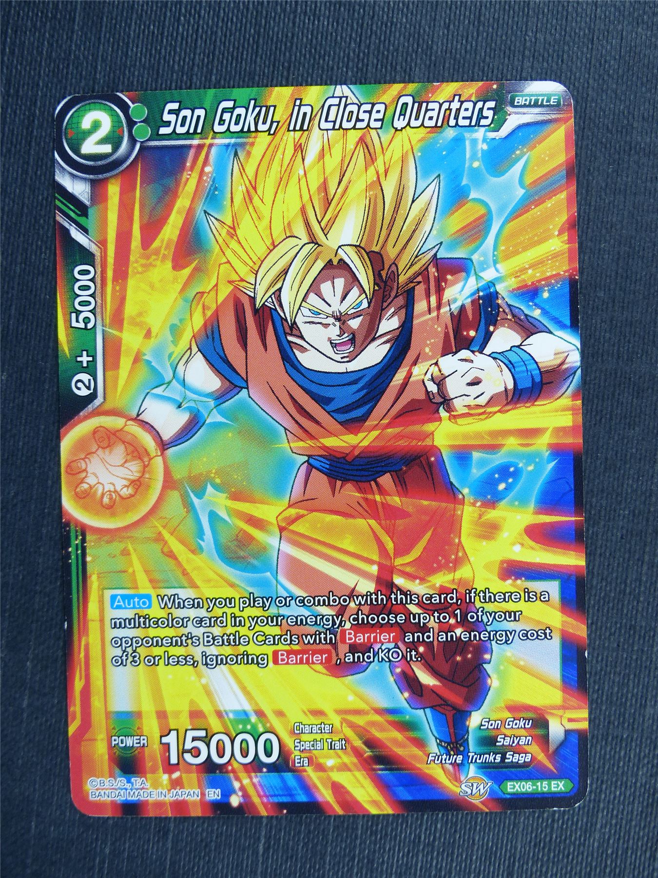Son Goku in Close Quarters - Dragon Ball Super Cards #446