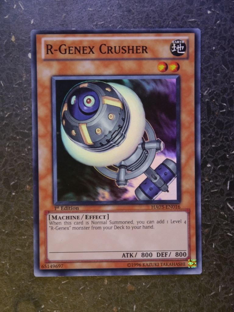 Yugioh Cards: R-GENEX CRUSHER HA03 SUPER RARE # 2G99