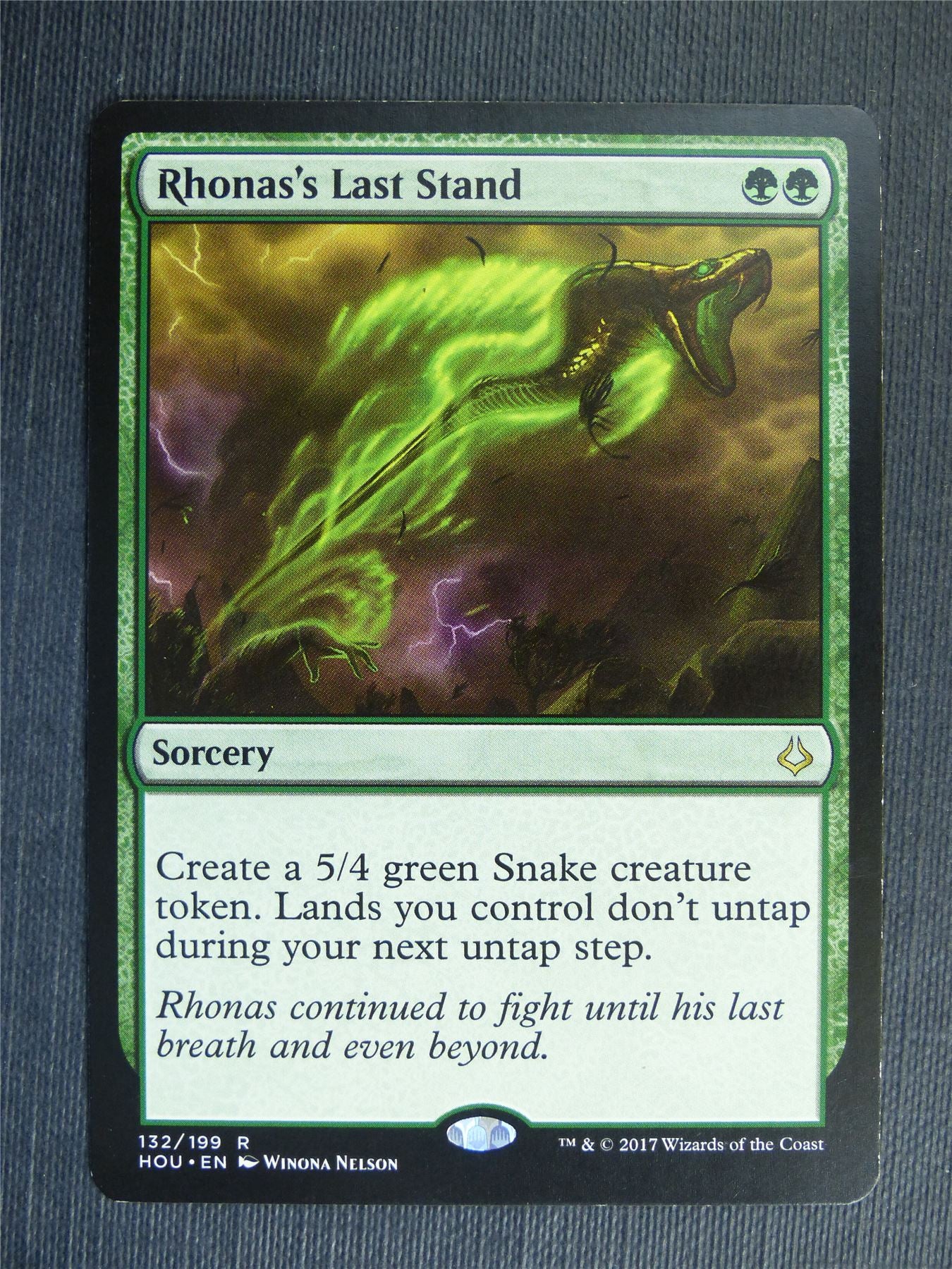 Rhonas's Last Stand - Mtg Magic Cards #2KC