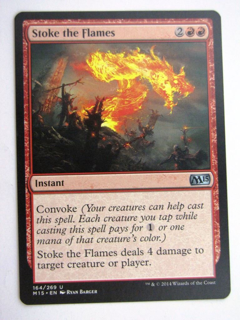 MTG Magic Cards: STOKE THE FLAMES # 25E45